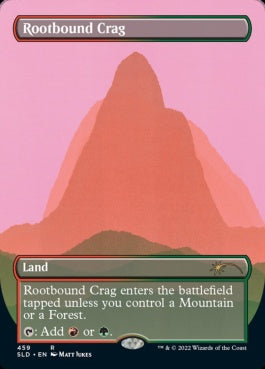 naokuroshop MTG [SLD][459][土地][R][EN][根縛りの岩山/Rootbound Crag] NM