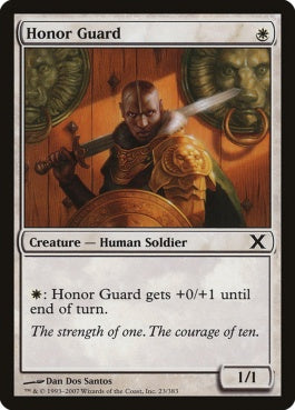 naokuroshop MTG [10E][023][白][C][EN][儀仗兵/Honor Guard] NM