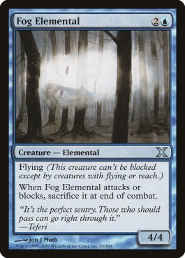 naokuroshop MTG [10E][085][青][U][EN][濃霧の精霊/Fog Elemental] NM