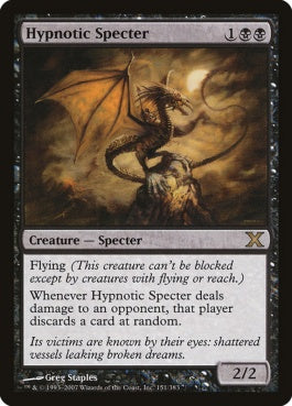 naokuroshop MTG [10E][151][黒][R][EN][惑乱の死霊/Hypnotic Specter] NM