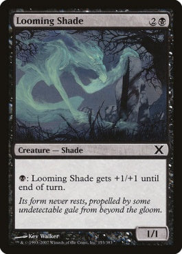 naokuroshop MTG [10E][153][黒][C][EN][立ちはだかる影/Looming Shade] NM