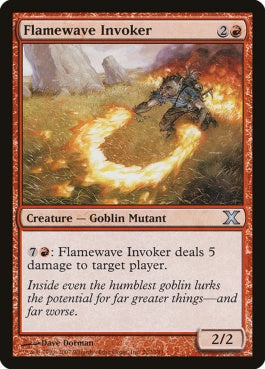 naokuroshop MTG [10E][202][赤][U][EN][炎波の発動者/Flamewave Invoker] NM