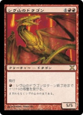 naokuroshop MTG [10E][230][赤][R][JP][シヴ山のドラゴン/Shivan Dragon] NM