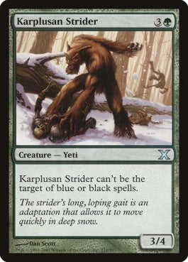 naokuroshop MTG [10E][272][緑][U][EN][カープルーザンの徘徊者/Karplusan Strider] NM