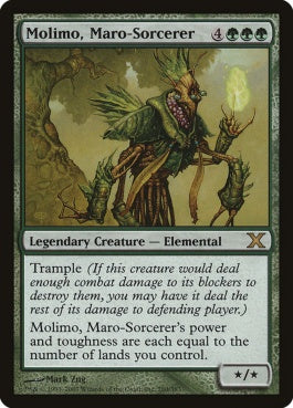 naokuroshop MTG [10E][280][緑][R][EN][マローの魔術師モリモ/Molimo, Maro-Sorcerer] NM