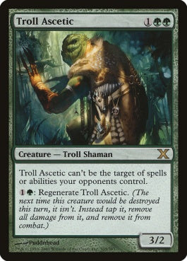 naokuroshop MTG [10E][305][緑][R][EN][トロールの苦行者/Troll Ascetic] NM