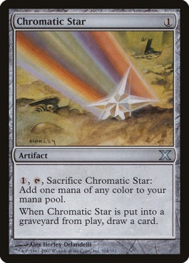 naokuroshop MTG [10E][314][茶][U][EN][彩色の星/Chromatic Star] NM