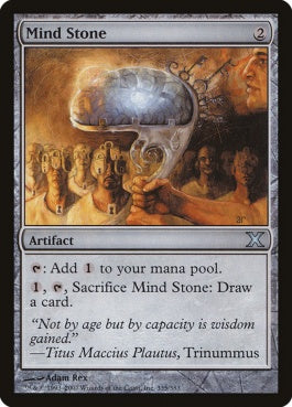 naokuroshop MTG [10E][335][茶][U][EN][精神石/Mind Stone] NM