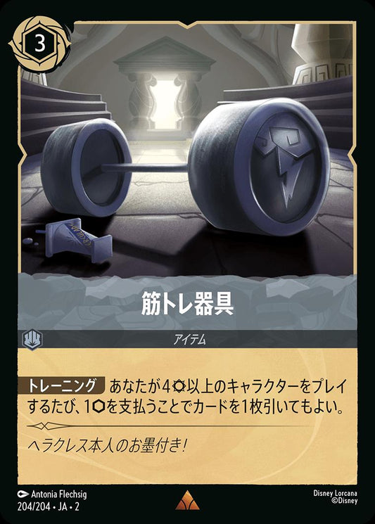 naokuroshop MTG [DLCS2][0204][スチール][R][JA][筋トレ器具/Weight Set]（foil） NM