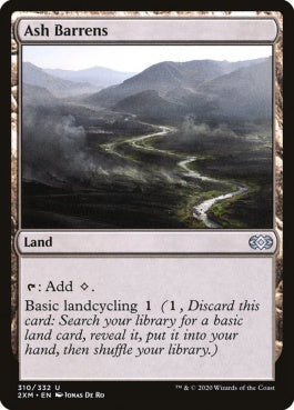 naokuroshop MTG [2XM][310][土地][U][EN][灰のやせ地/Ash Barrens] NM