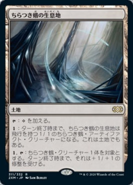 naokuroshop MTG [2XM][311][土地][R][JP][ちらつき蛾の生息地/Blinkmoth Nexus] NM