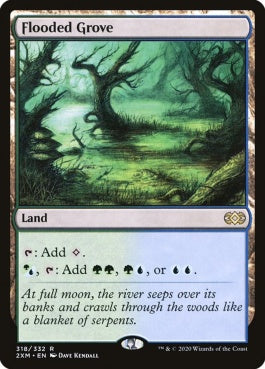 naokuroshop MTG [2XM][318][土地][R][EN][溢れかえる果樹園/Flooded Grove] NM