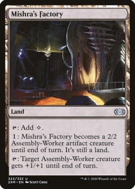 naokuroshop MTG [2XM][323][土地][U][EN][ミシュラの工廠/Mishra's Factory] NM