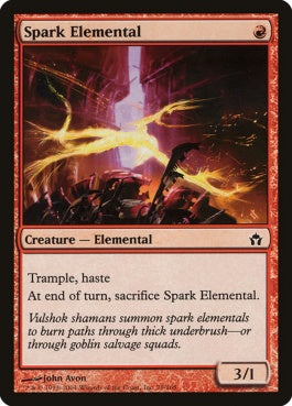 naokuroshop MTG [5DN][079][赤][C][JP][火花の精霊/Spark Elemental] NM