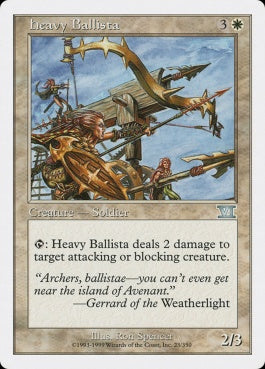 naokuroshop MTG [6ED][023][白][U][EN][重バリスタ部隊/Heavy Ballista] NM