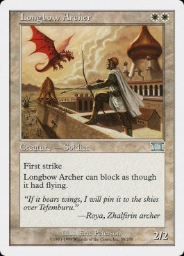 naokuroshop MTG [6ED][030][白][U][EN][長弓兵/Longbow Archer] NM