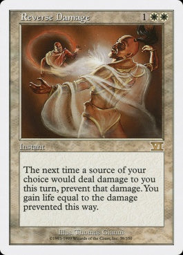 naokuroshop MTG [6ED][039][白][R][EN][ダメージ反転/Reverse Damage] NM