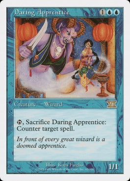 naokuroshop MTG [6ED][062][青][R][EN][果敢な弟子/Daring Apprentice] NM