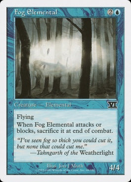 naokuroshop MTG [6ED][069][青][C][JP][濃霧の精霊/Fog Elemental] NM