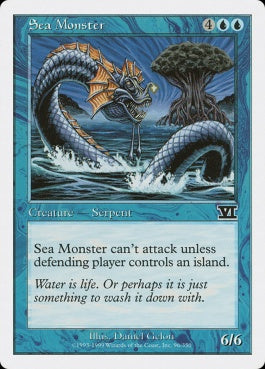 naokuroshop MTG [6ED][096][青][C][EN][シー・モンスター/Sea Monster] NM