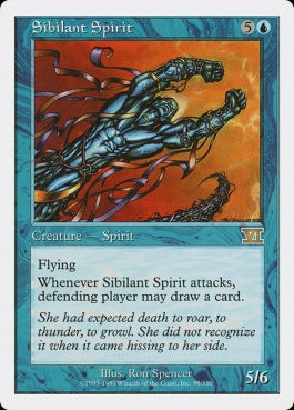 naokuroshop MTG [6ED][098][青][R][EN][風鳴りの精/Sibilant Spirit] NM