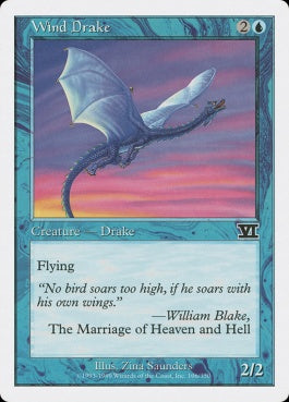 naokuroshop MTG [6ED][106][青][C][EN][風のドレイク/Wind Drake] NM