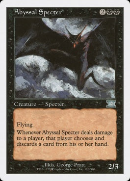 naokuroshop MTG [6ED][110][黒][U][EN][深淵の死霊/Abyssal Specter] NM