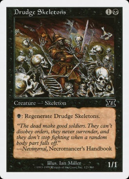 naokuroshop MTG [6ED][123][黒][C][EN][蠢く骸骨/Drudge Skeletons] NM