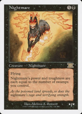 naokuroshop MTG [6ED][146][黒][R][EN][夢魔/Nightmare] NM