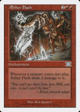 naokuroshop MTG [6ED][163][赤][U][EN][Aether Flash/Aether Flash] NM