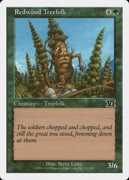 naokuroshop MTG [6ED][247][緑][C][EN][レッドウッド・ツリーフォーク/Redwood Treefolk] NM