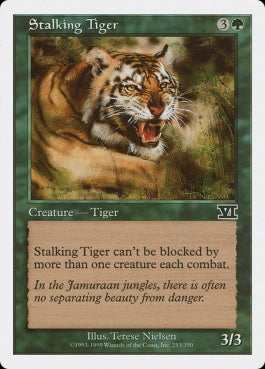 naokuroshop MTG [6ED][253][緑][C][EN][忍び寄る虎/Stalking Tiger] NM