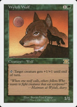 naokuroshop MTG [6ED][270][緑][R][EN][ワイルーリーの狼/Wyluli Wolf] NM