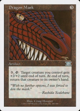 naokuroshop MTG [6ED][283][茶][U][EN][ドラゴンの仮面/Dragon Mask] NM