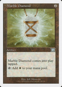 naokuroshop MTG [6ED][298][茶][U][EN][乳白色のダイアモンド/Marble Diamond] NM