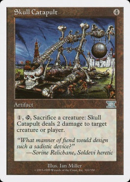 naokuroshop MTG [6ED][310][茶][U][JP][髑髏カタパルト/Skull Catapult] NM