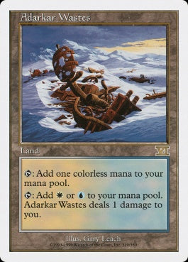 naokuroshop MTG [6ED][319][土地][R][EN][アダーカー荒原/Adarkar Wastes] NM