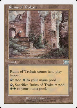 naokuroshop MTG [6ED][327][土地][U][JP][トロウケアの廃墟/Ruins of Trokair] NM