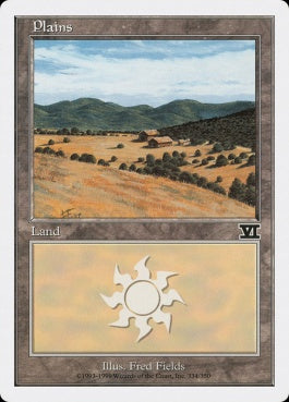 naokuroshop MTG [6ED][334][土地][C][EN][平地/Plains] NM