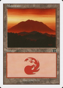 naokuroshop MTG [6ED][343][土地][C][EN][山/Mountain] NM