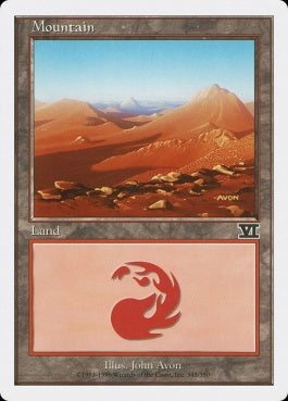 naokuroshop MTG [6ED][345][土地][C][EN][山/Mountain] NM