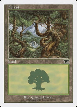 naokuroshop MTG [6ED][347][土地][C][EN][森/Forest] NM