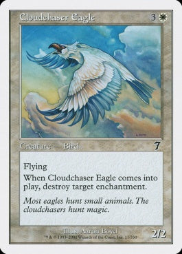 naokuroshop MTG [7ED][011][白][C][EN][雲を追う鷲/Cloudchaser Eagle] NM
