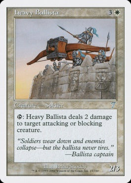 naokuroshop MTG [7ED][019][白][U][JP][重バリスタ部隊/Heavy Ballista] NM