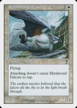 naokuroshop MTG [7ED][045][白][C][JP][スカイシュラウドの隼/Skyshroud Falcon] NM