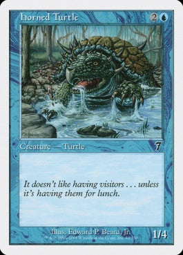 naokuroshop MTG [7ED][080][青][C][EN][角海亀/Horned Turtle] NM