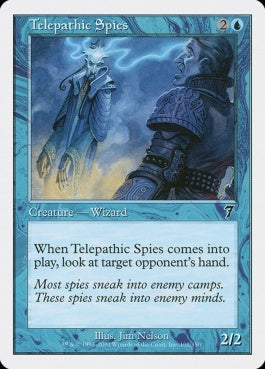 naokuroshop MTG [7ED][101][青][C][EN][テレパシー・スパイ/Telepathic Spies] NM