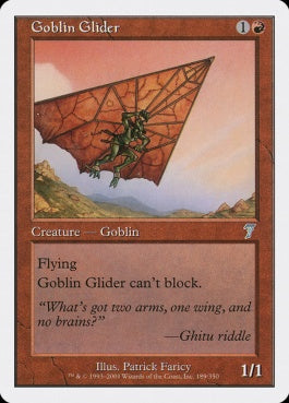 naokuroshop MTG [7ED][189][赤][U][EN][ゴブリンの滑空者/Goblin Glider] NM