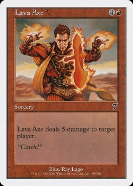 naokuroshop MTG [7ED][199][赤][C][EN][溶岩の斧/Lava Axe] NM