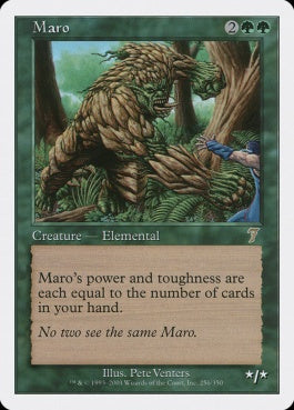 naokuroshop MTG [7ED][256][緑][R][EN][マロー/Maro] NM